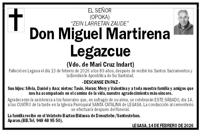 Miguel Martirena Legazcue