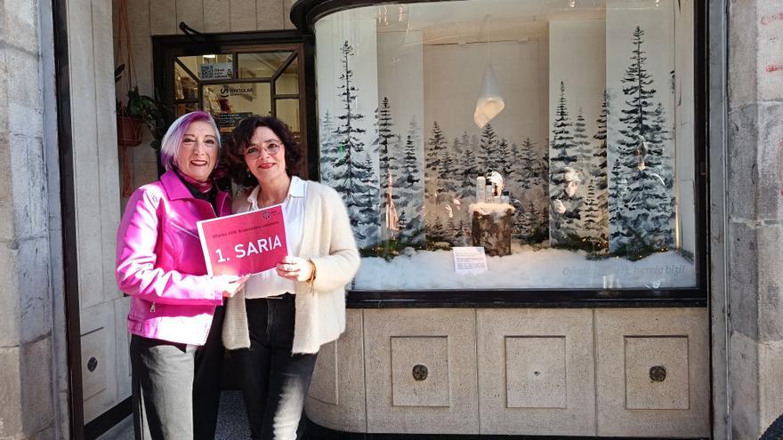 Amalur ilumina la Navidad de Oñati con el mejor escaparate