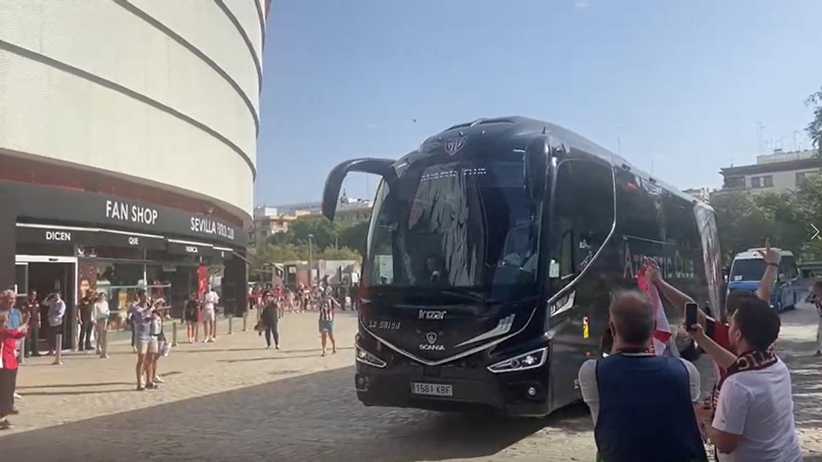 El Athletic llega al Sánchez Pizjuán