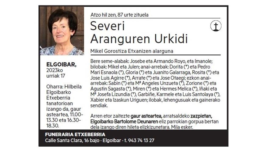 Severi Aranguren Urkidi