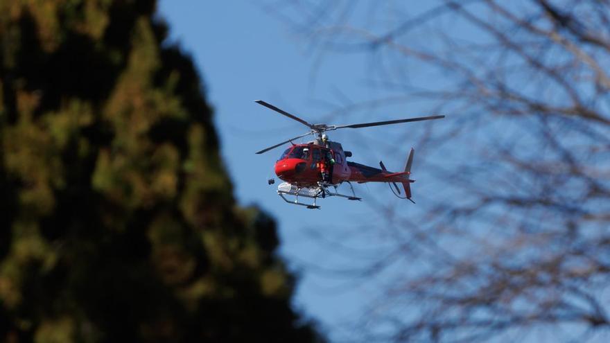 Navarra contará con un tercer helicóptero y más personal para la campaña forestal de invierno y primavera
