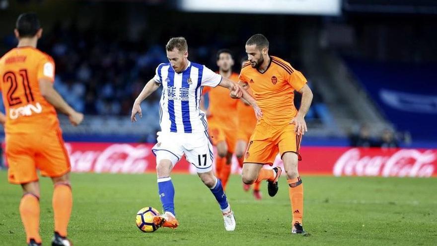 La Real Sociedad agranda la crisis del Valencia con dos goles de Willian