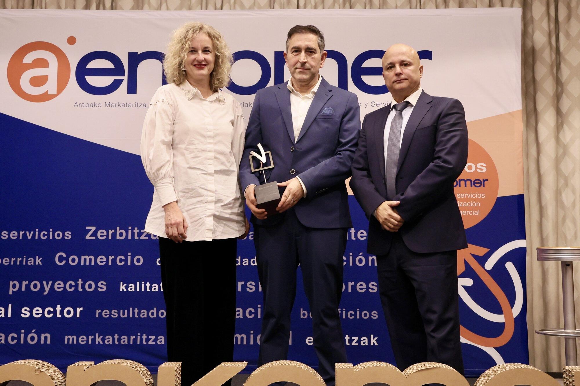 En imágenes: Premios Aenkomer al Comercio y Servicios de Álava