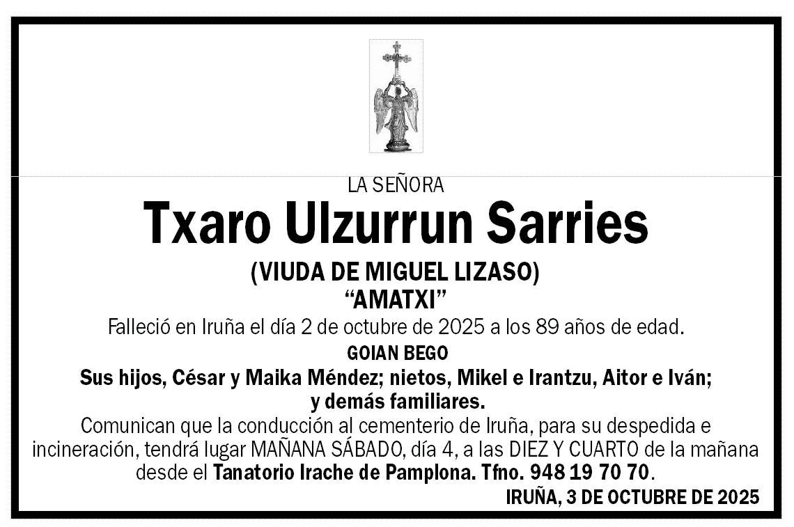 Txaro Ulzurrun Sarries