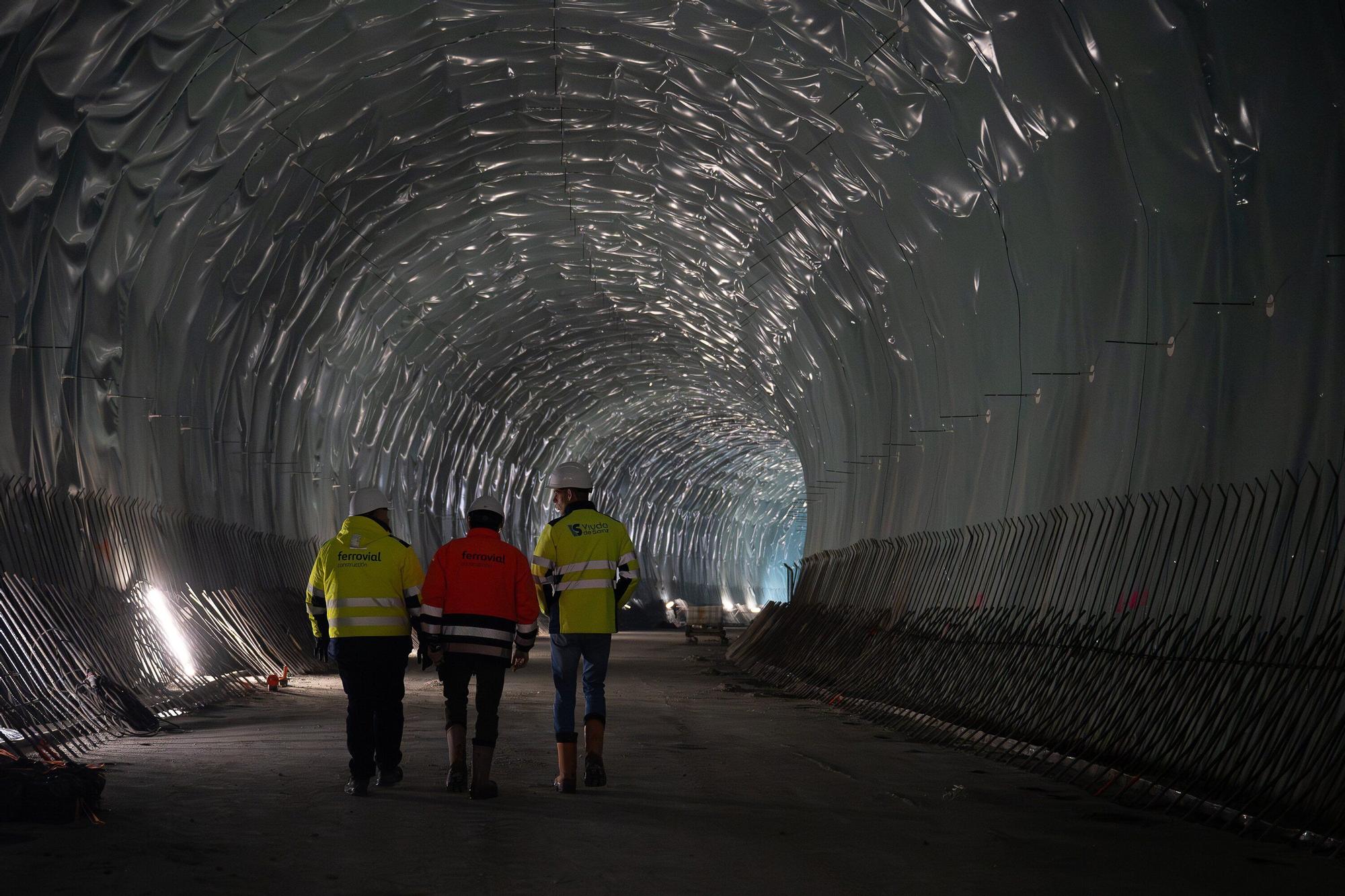 En imágenes: así es el tanque de tormentas de Galindo en Sestao