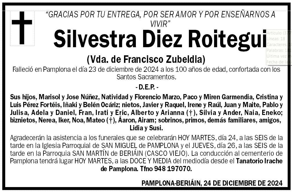Silvestra Diez Roitegui