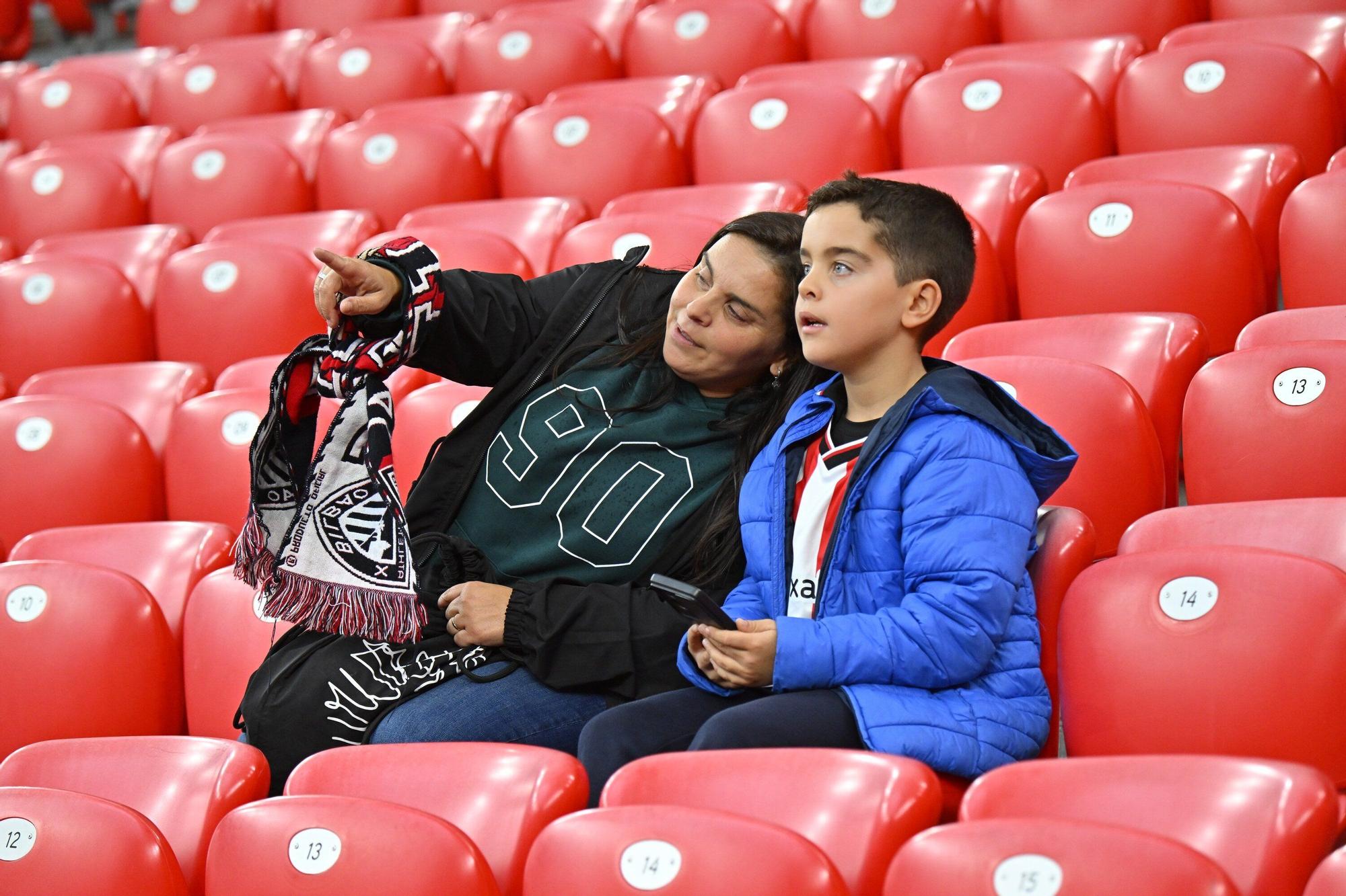 En imágenes: búscate en nuestra galería de la grada del Athletic-Getafe