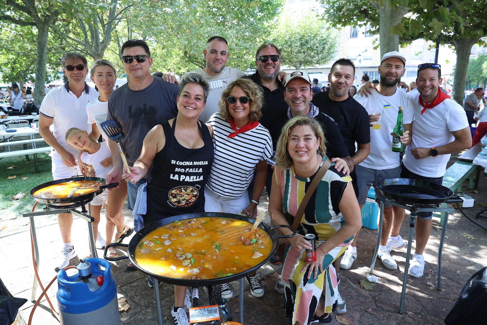 Fotos de la paellada de Huarte