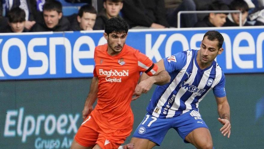 La Real Sociedad, último equipo que no marcó al Alavés en Liga