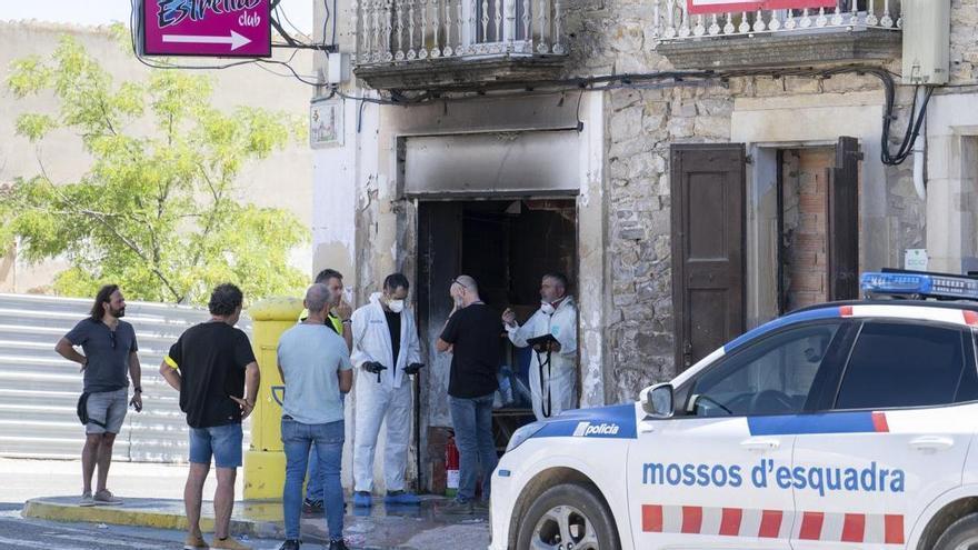 Dos mujeres mueren en el incendio de un club nocturno de Lleida