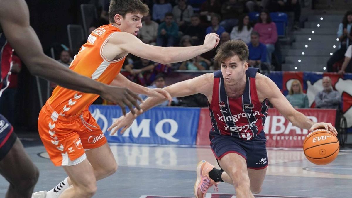 Rafa Villar, en el último duelo liguero ante el Valencia Basket.