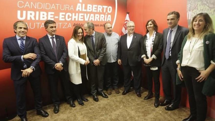 Mario Fernández, Borja López, Izaskun Larrieta, Javier Aldazabal, Iñaki Ahedo, Alberto Uribe-Echevarría, Laura Martínez, Genar Andrinua y Silvia Muriel.