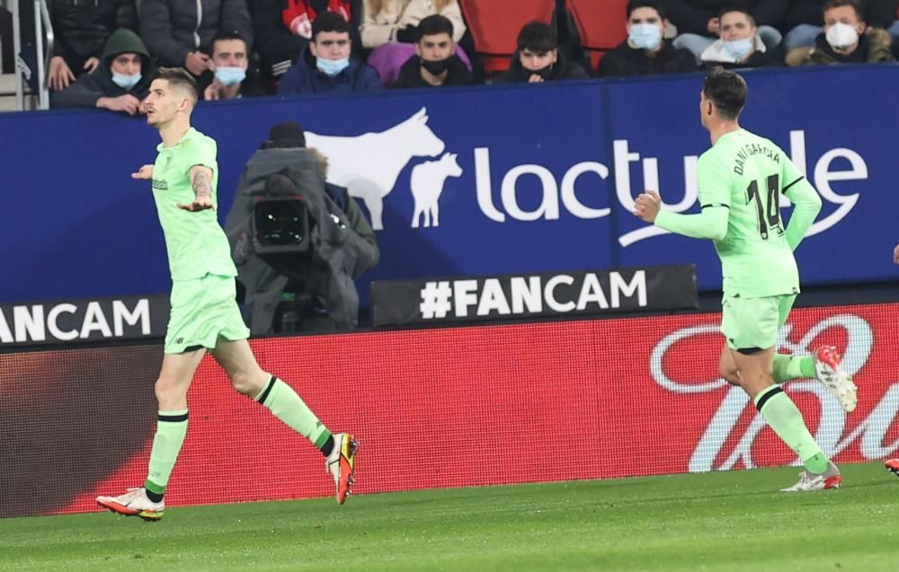 Imágenes del Osasuna-Athletic
