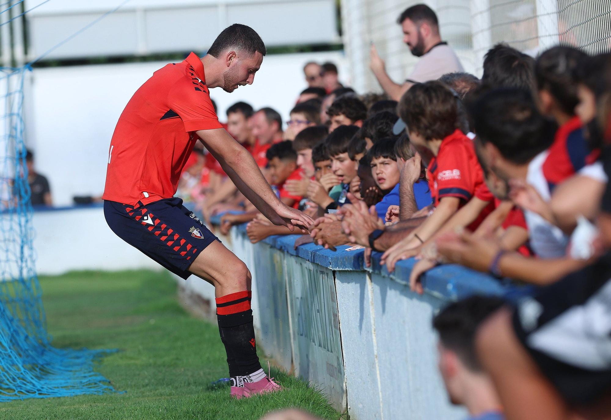 Osasuna logra en Tafalla su primer triunfo de pretemporada