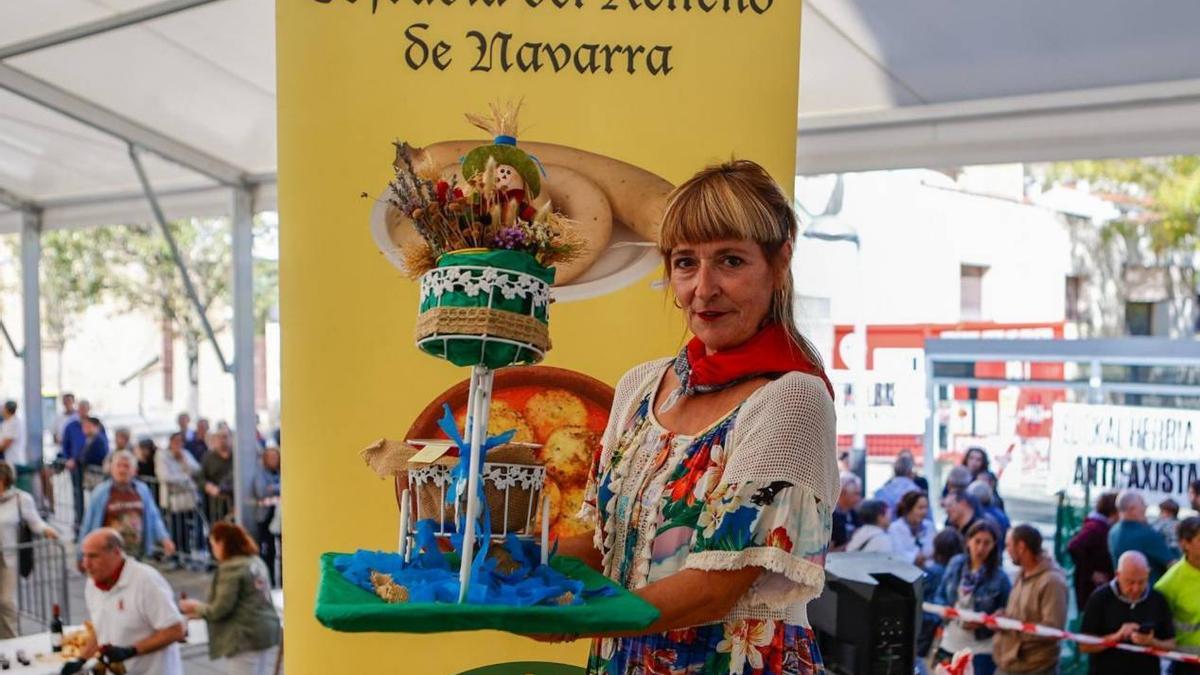 Amaia Etxandi, la reina del relleno de Villava.