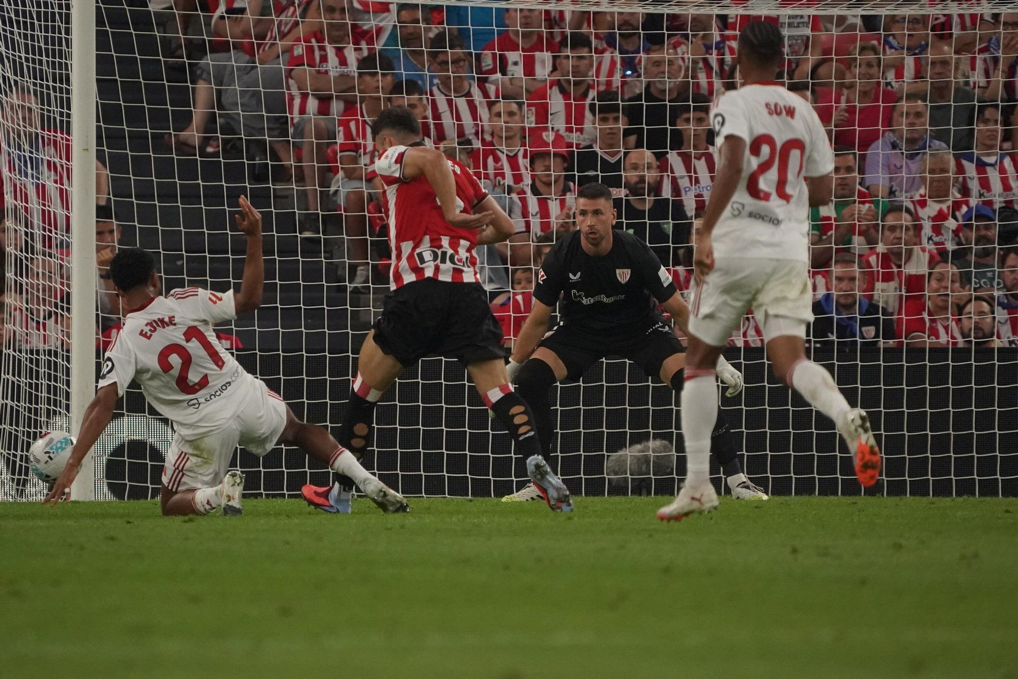 El Athletic-Sevilla, en imágenes