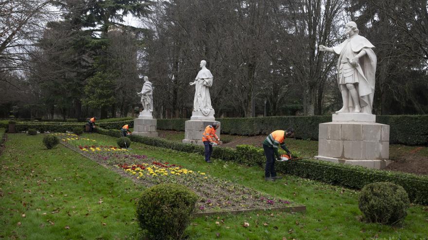 La nueva cara de la Taconera, el parque más antiguo de Pamplona
