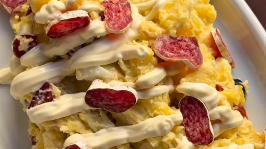 Ensaladilla de fuet: el plato de toda la vida renace y promete arrasar estas Navidades