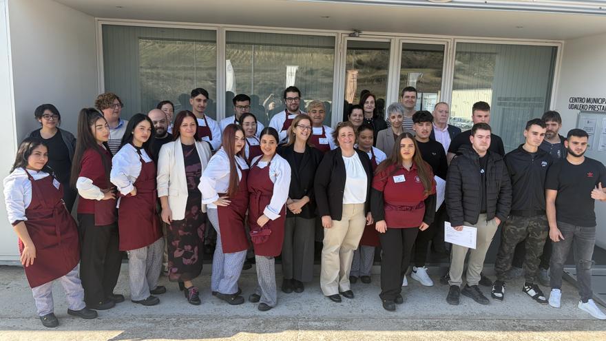 La escuela taller de Estella-Lizarra sigue con su labor, 37 años después