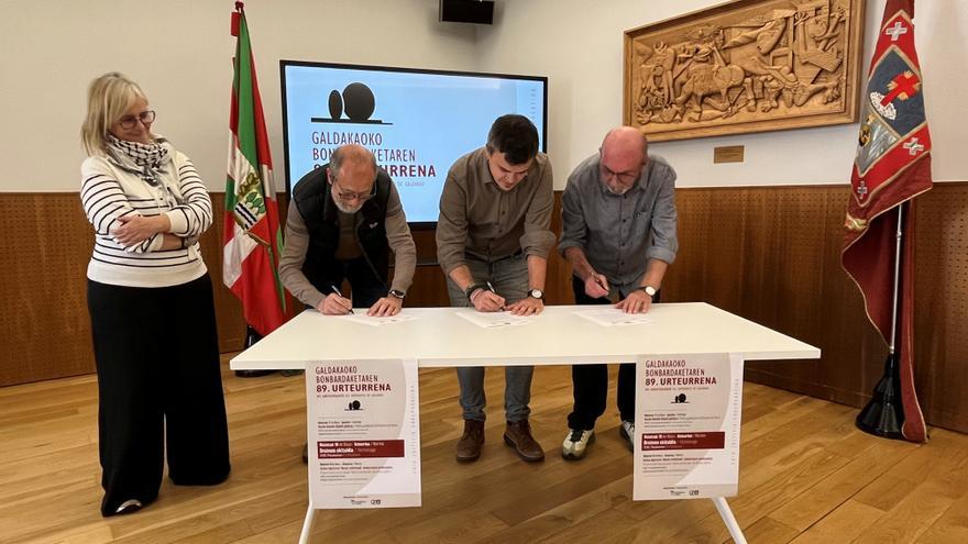 Gerrako ume galdakoztarrak zerrendatzeko hitzarmena sinatu du Udalak