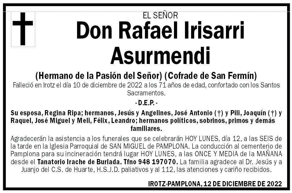 Rafael Irisarri Asurmendi