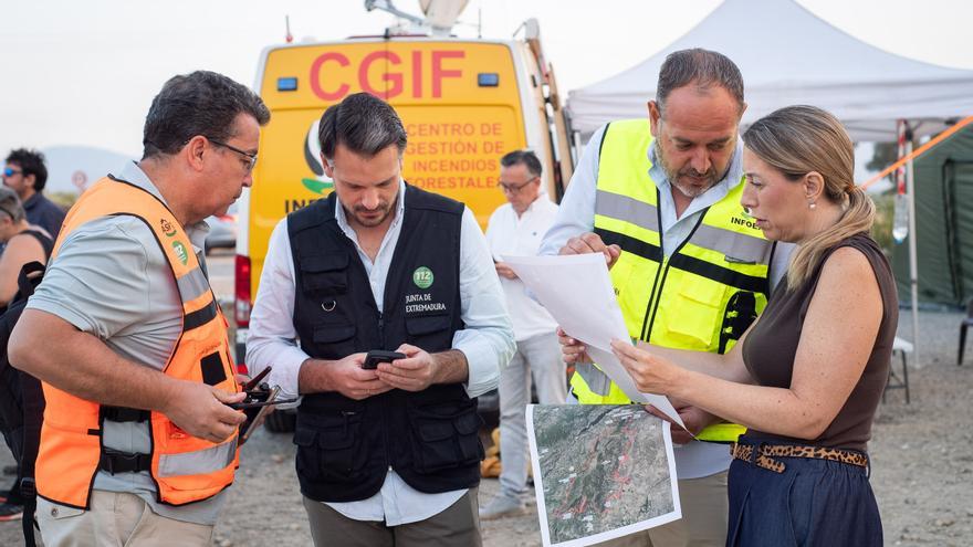 Controlado el incendio de Jarilla, en Cáceres, que lleva arrasadas 17.355 hectáreas