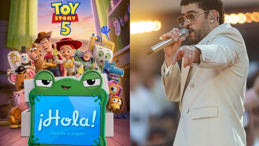Bad Bunny ficha por 'Toy Story 5' como 'Pizza con Gafas de Sol'