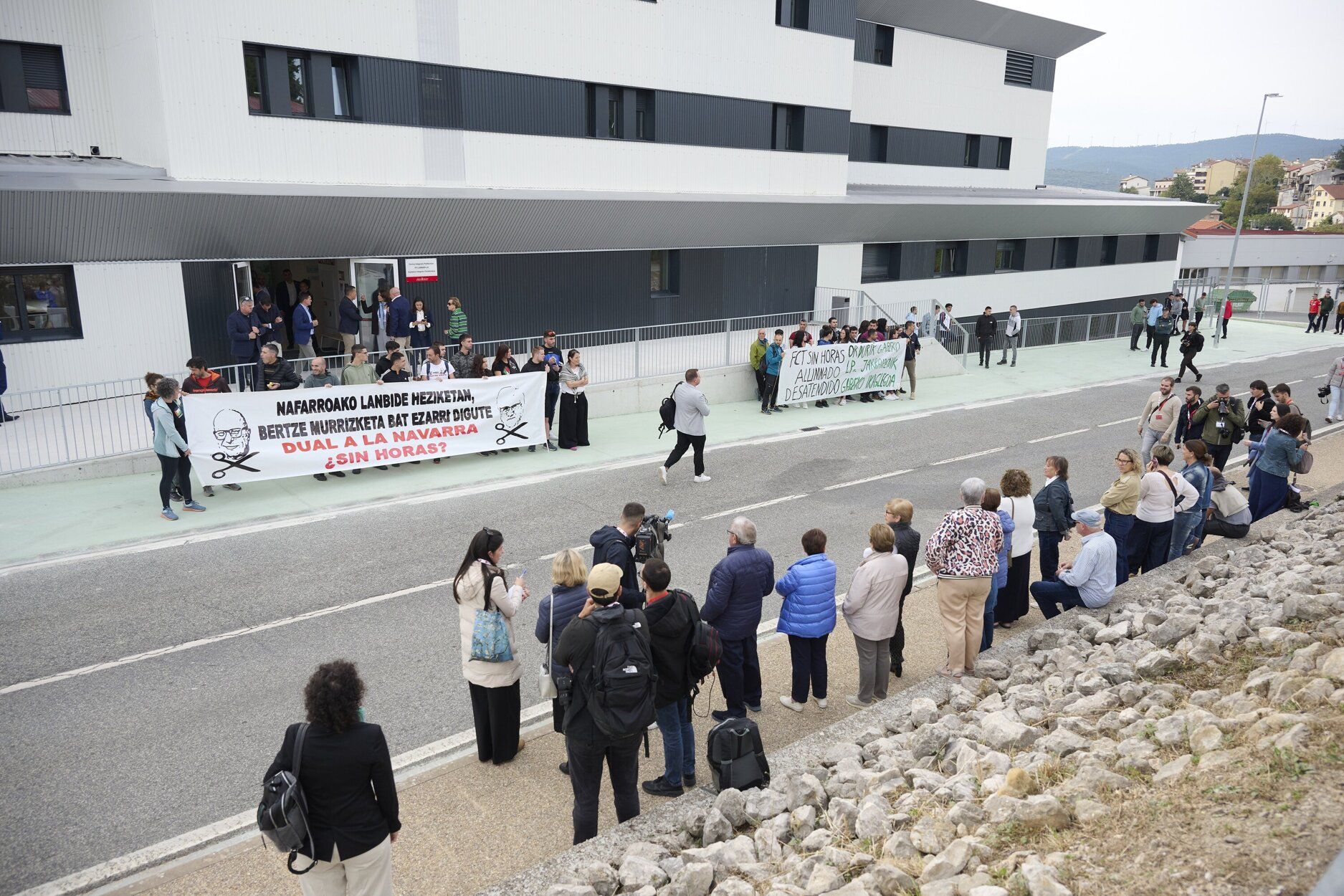 Fotos de la visita de la reina Letizia al CIP FP Lumbier IIP