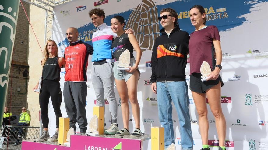 Ander García y Fernanda Fleischmann conquistan la Almendra de Vitoria