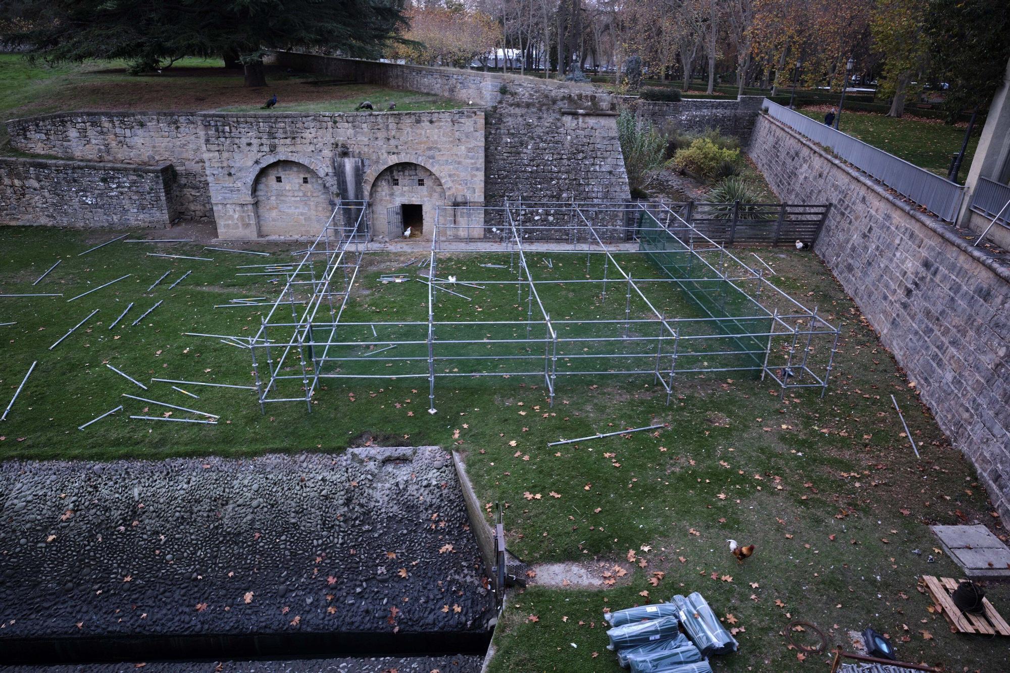 EN FOTOS | Estas son las jaulas que prepara el Ayuntamiento para confinar todas las aves de la Taconera