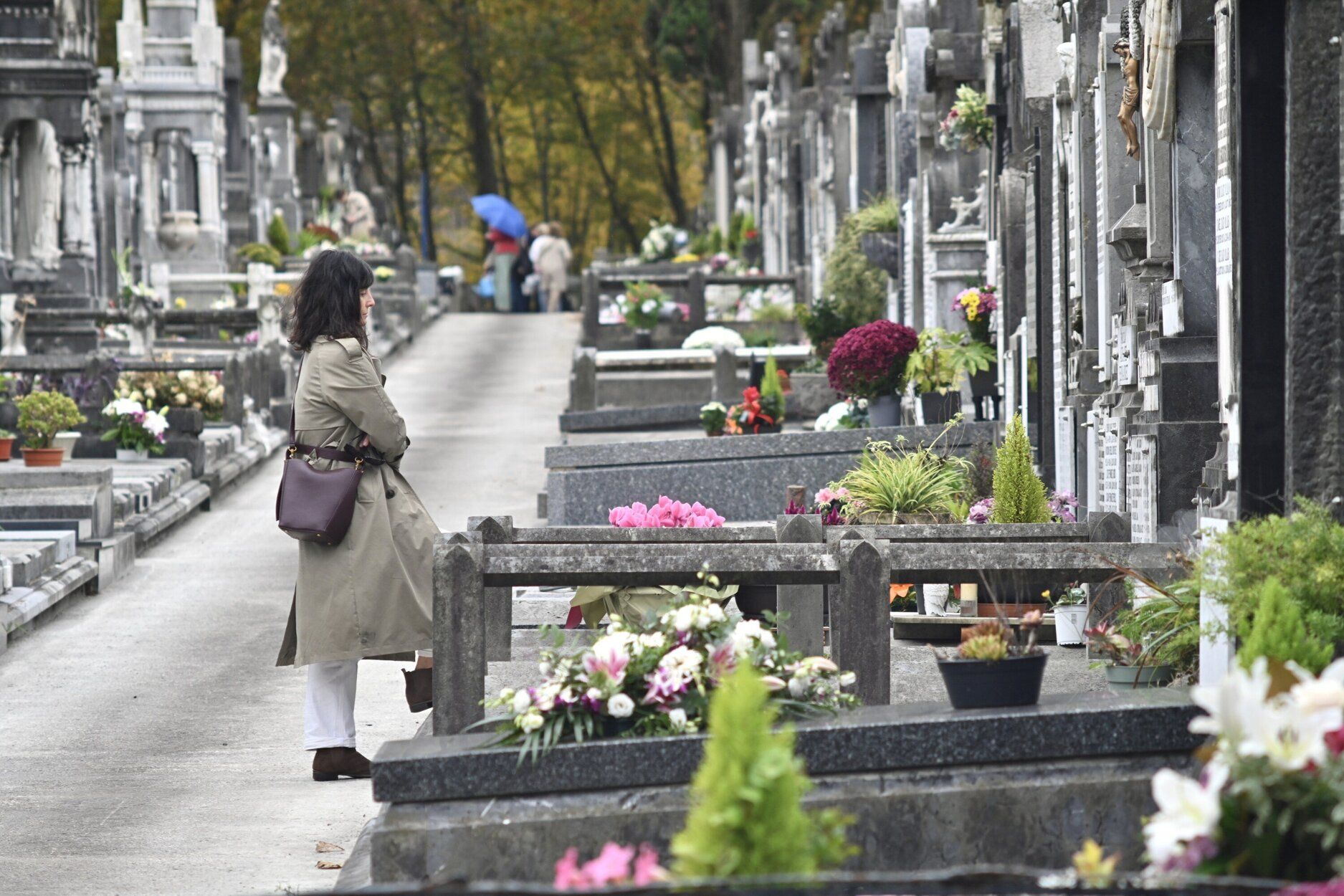 El cementerio de Donostia, punto de encuentro con el recuerdo