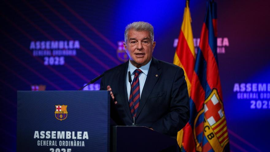 Joan Laporta abre precampaña: &quot;Esos &#039;sabelotodos&#039; que dan lecciones, ¡alerta y bien lejos!&quot;