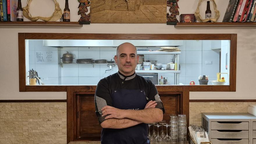 Iban Garín, un ‘chef medieval’ en Estella