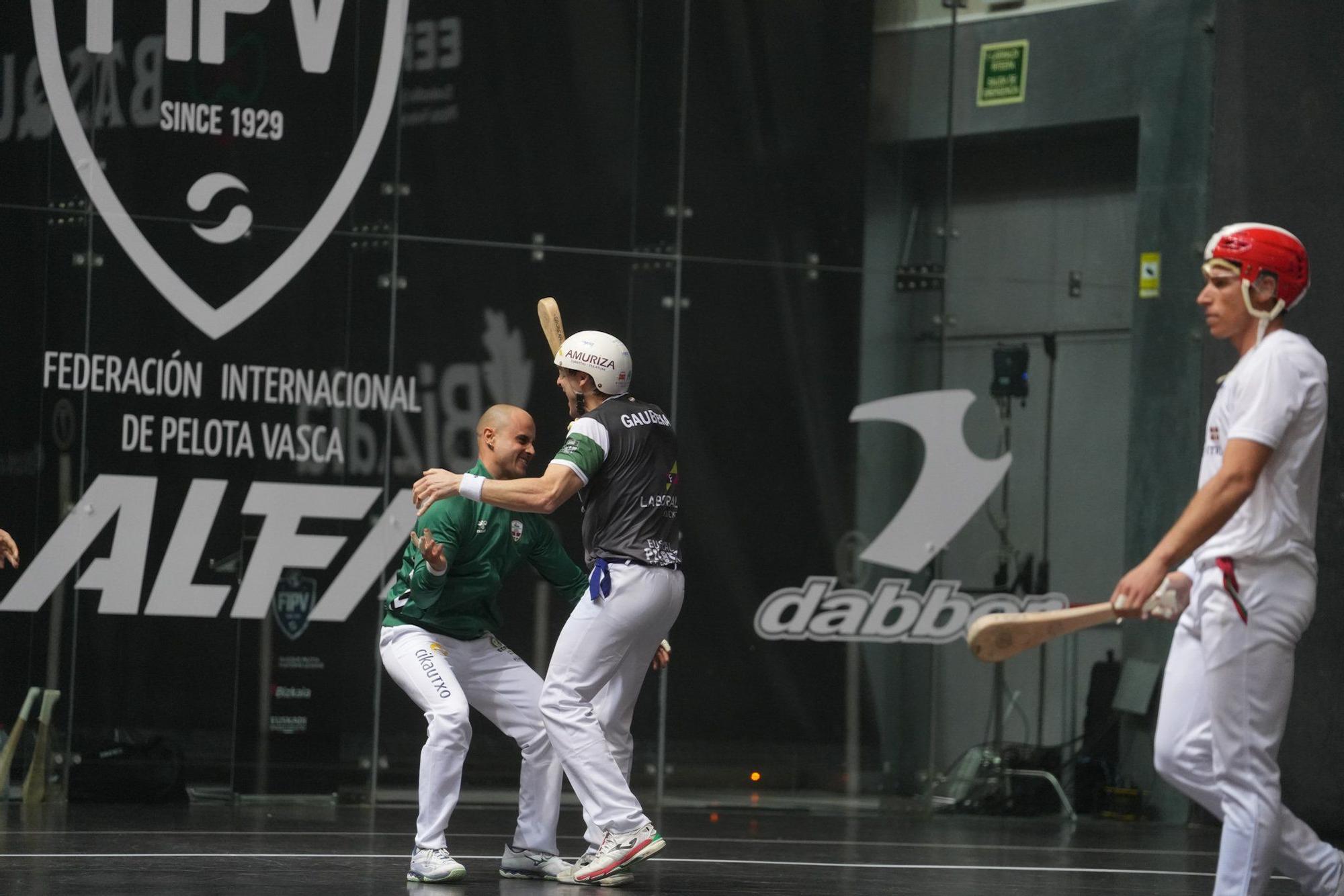 Gaubeka e Imanol superan a Necol-Brefel en la primera jornada de la Liga de Naciones en Bilbao.