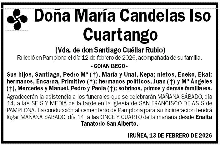 María Candelas Iso Cuartango