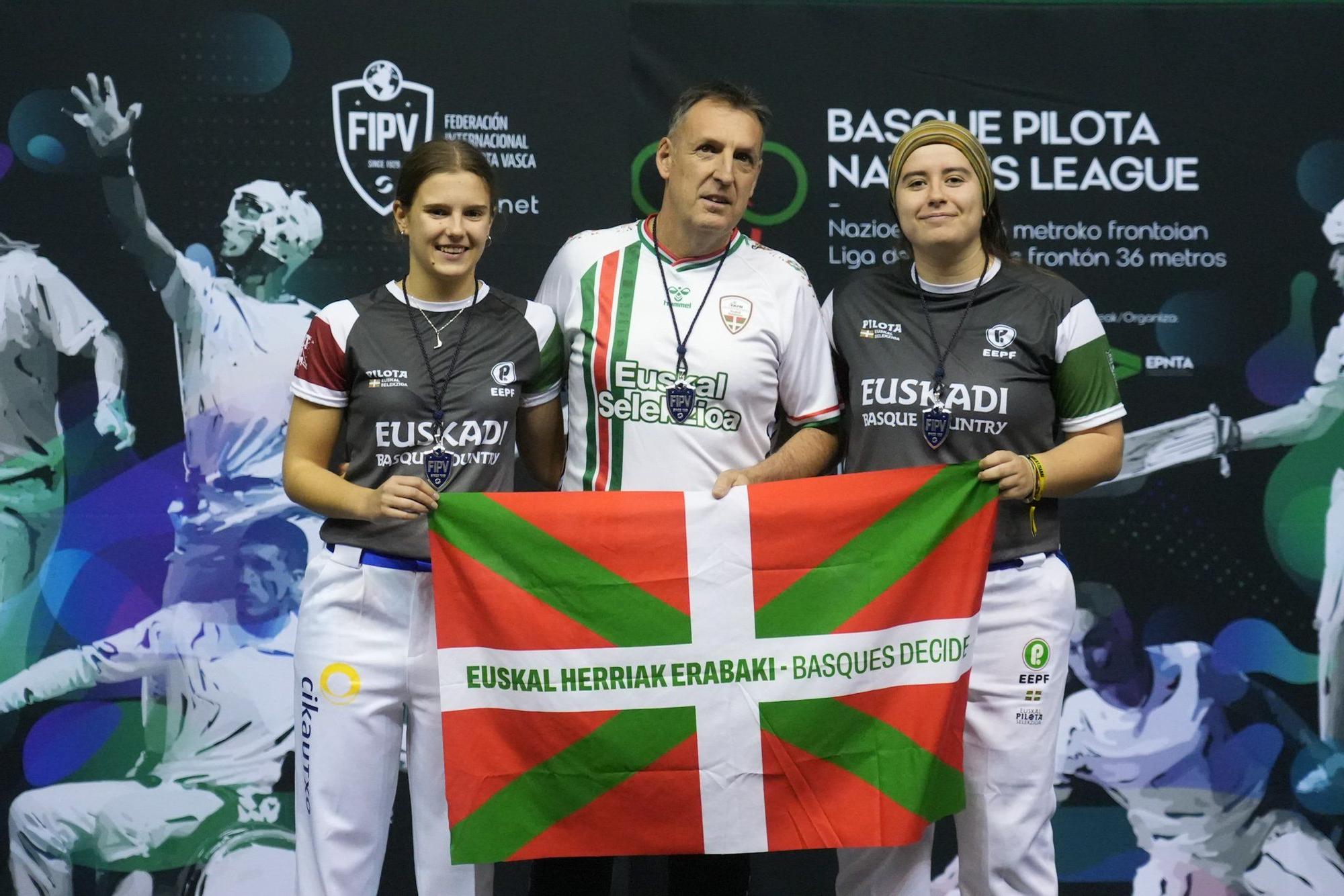 En imágenes: Final de cesta punta de la Liga de Naciones 36 metros