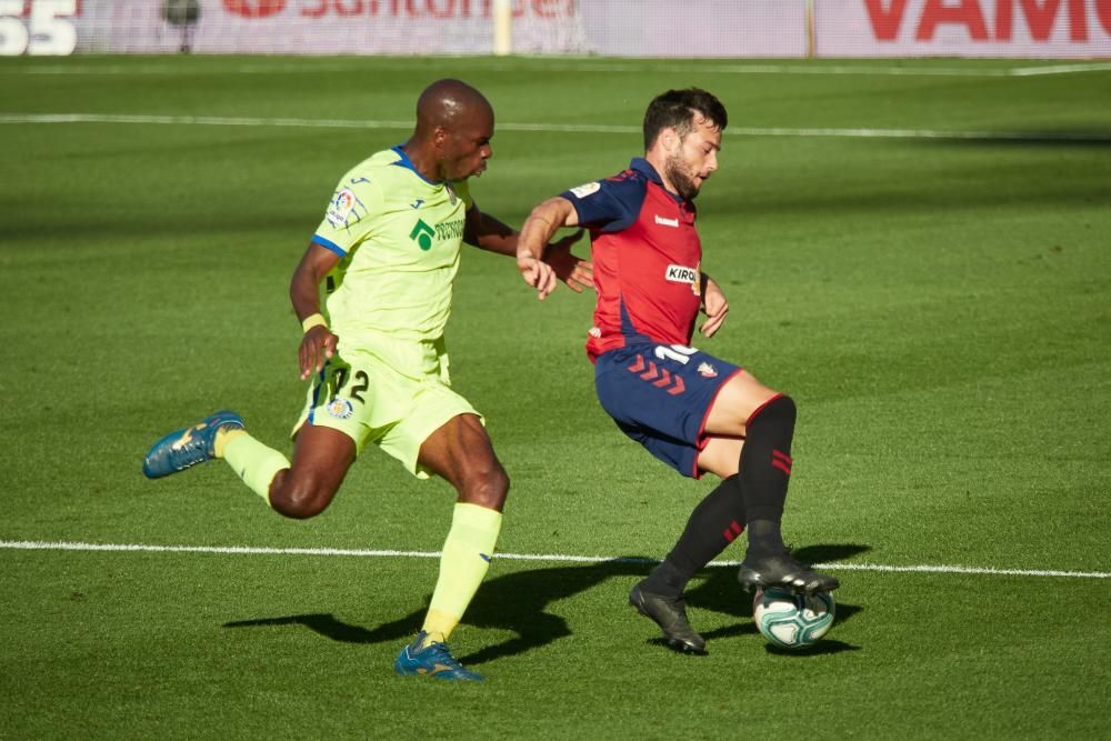 Imágenes del Osasuna Getafe este domingo en El Sadar