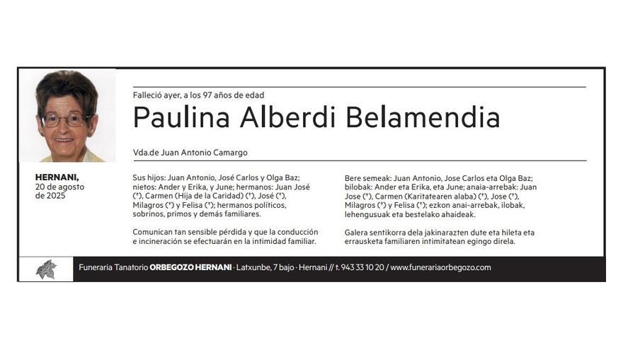 Paulina Alberdi Belamendia