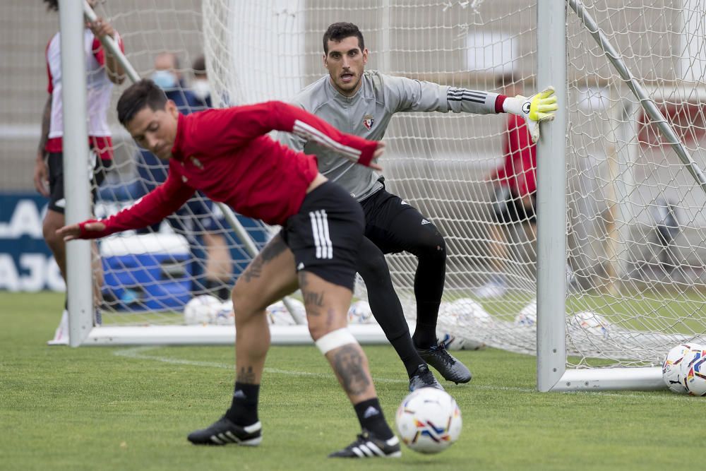 Entrenamiento de Osasuna, 28 de agosto