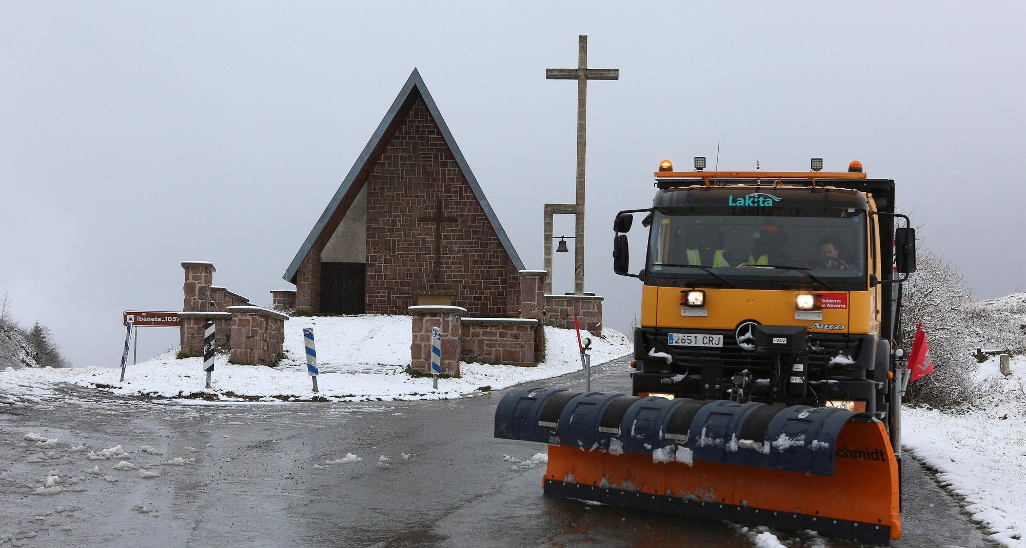 Fotos de la nieve en Navarra (20 de noviembre de 2025)