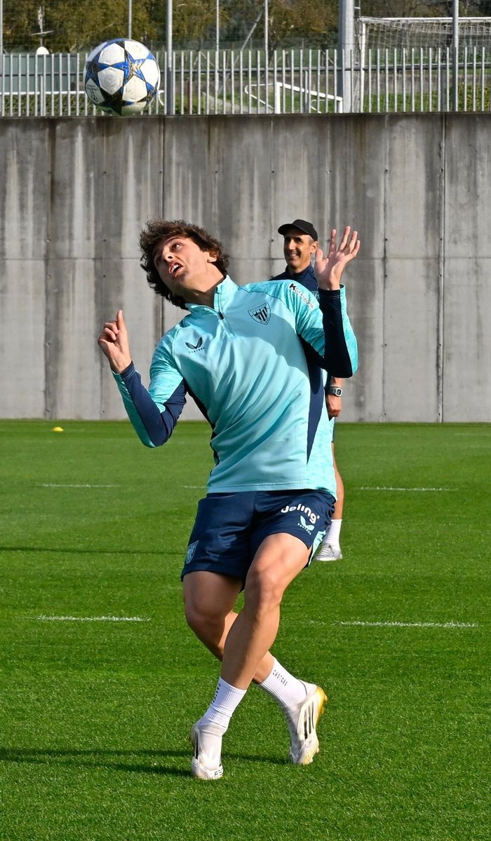 Entrenamiento del Athletic en Lezama