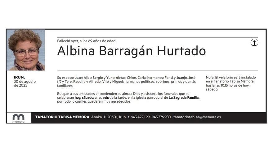 Albina Barragán Hurtado