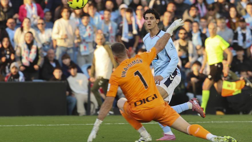 El Athletic se derrumba ante el Celta