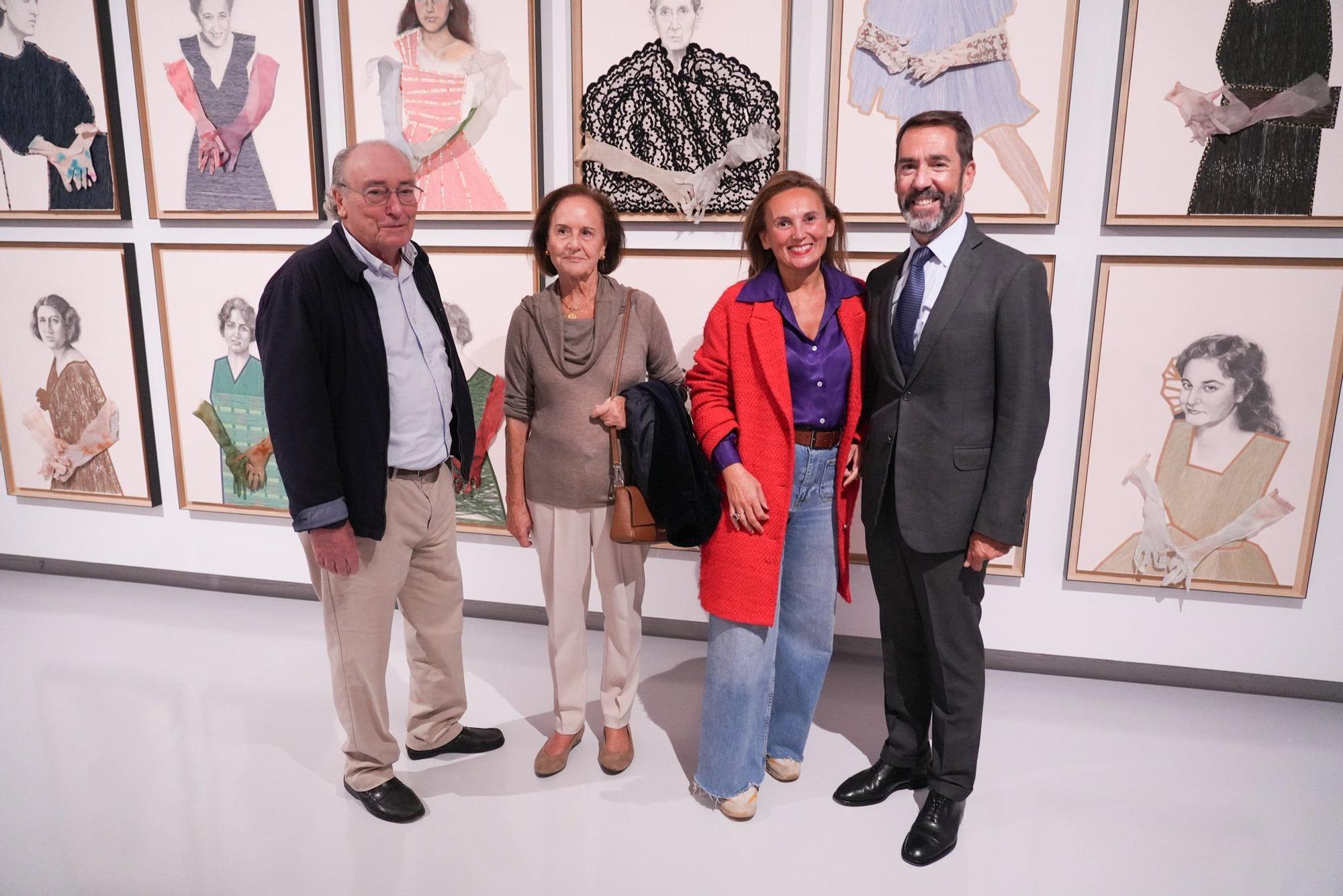 Luis Zumarraga, Eugenia Arenas, Carmen Gomeza y Rafa Orbegozo, el ‘culturman’ de Iberdrola.