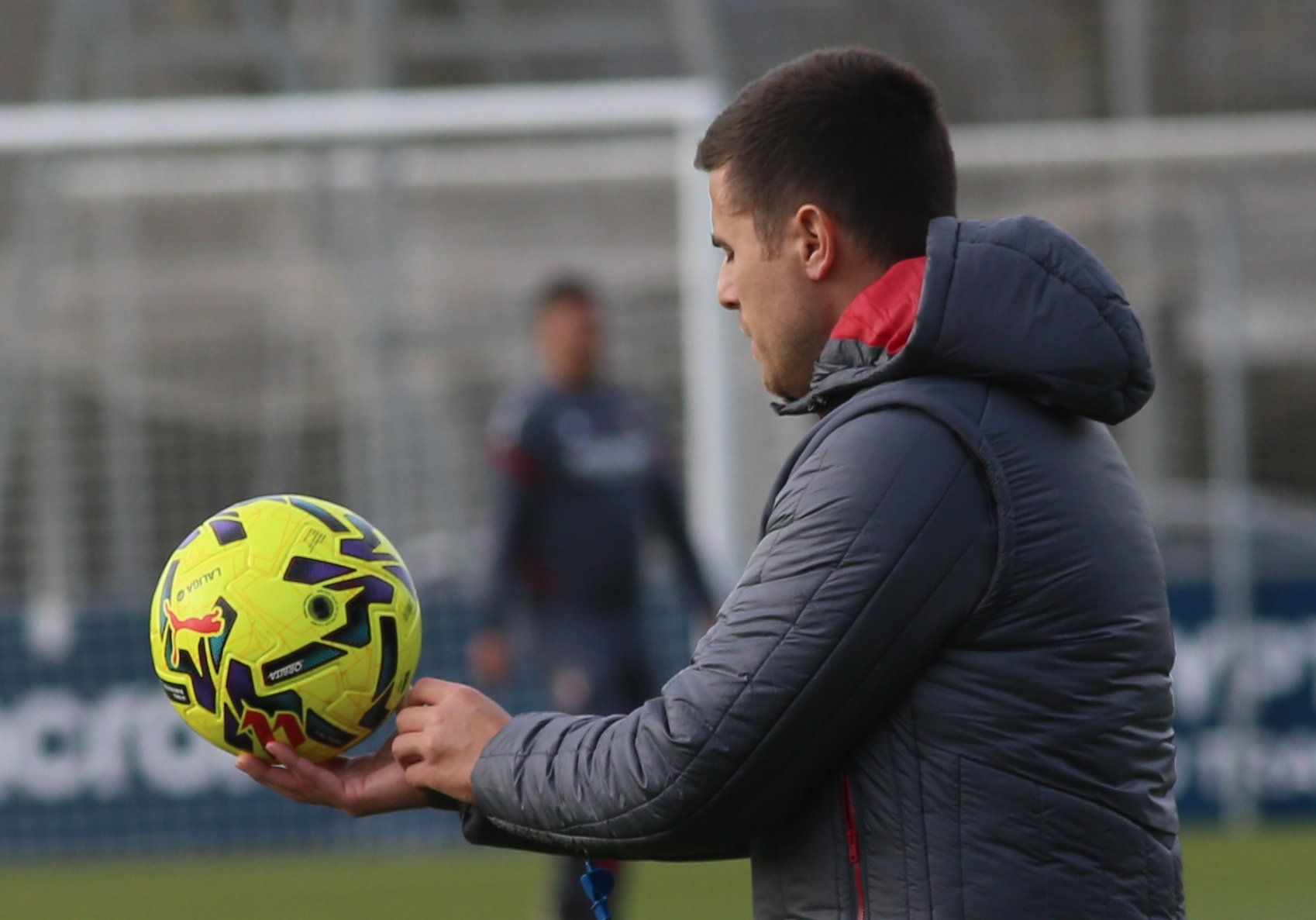Fotos del entrenamiento en Tajonar en la víspera del Osasuna - Levante