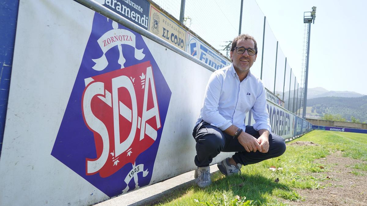 Jon Larrea, presidente del Amorebieta