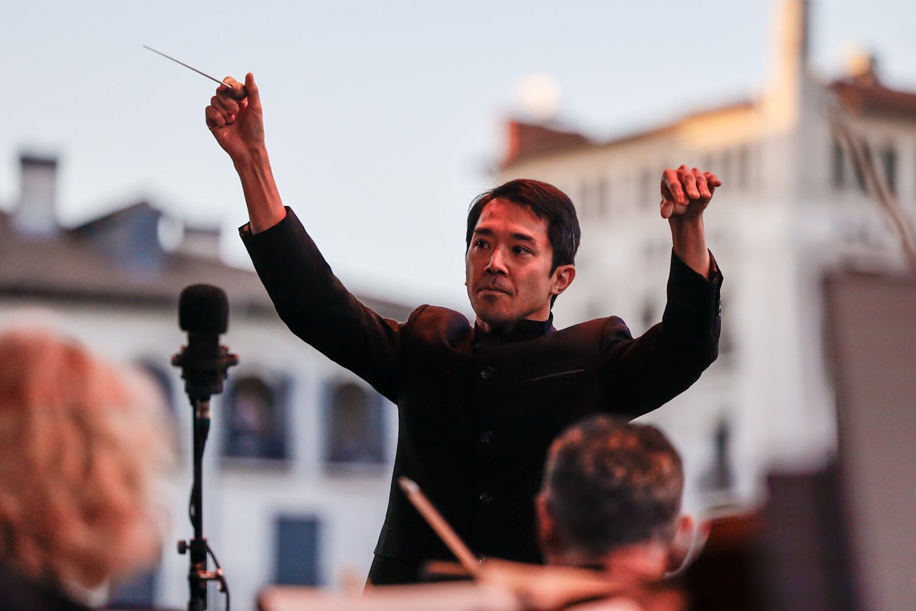 Fotos del concierto de la Orquesta Sinfónica de Navarra en la Plaza del Castillo