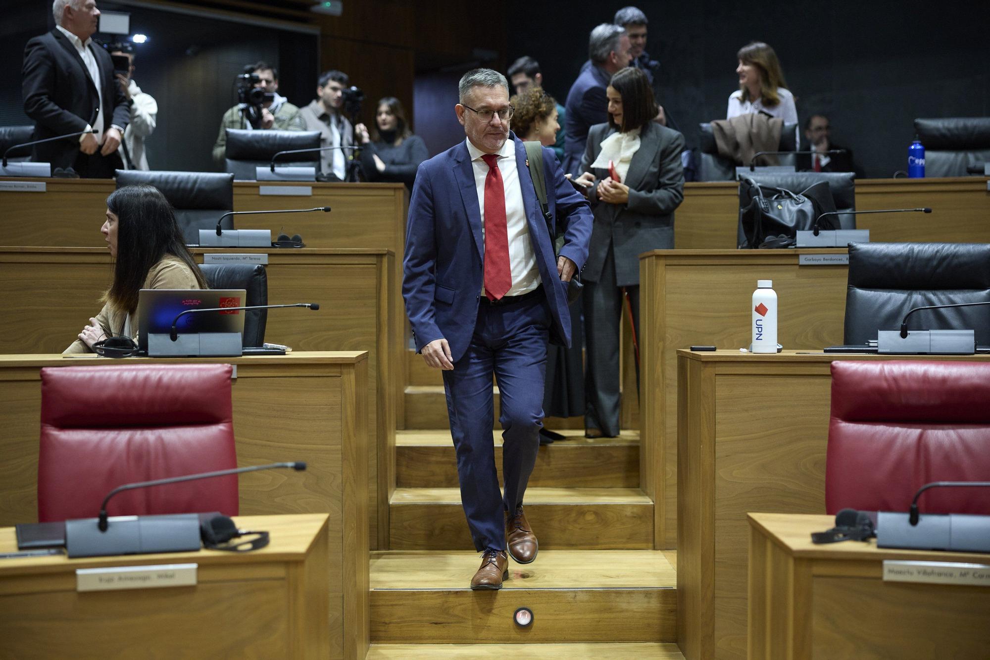 Fotos del pleno del Parlamento de Navarra (20 de noviembre de 2025)