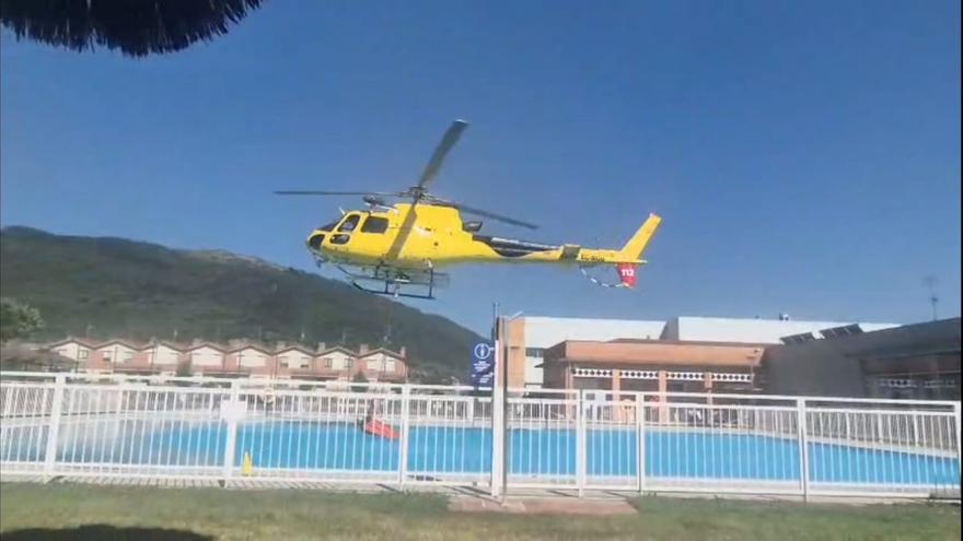 Controlado el incendio que ha afectado a un pinar cerca de Belzunce