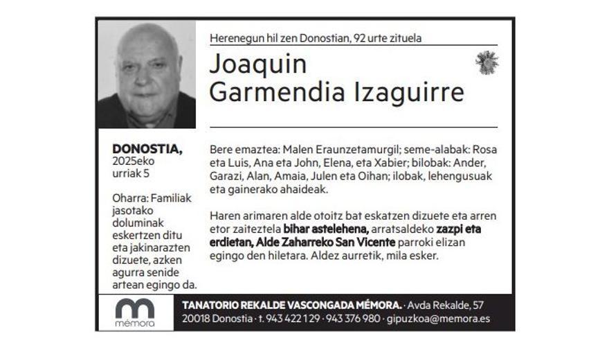 Joaquin Garmendia Izaguirre